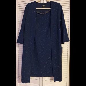 Scarlett Navy Cocktail Dress Sz 6 NWT